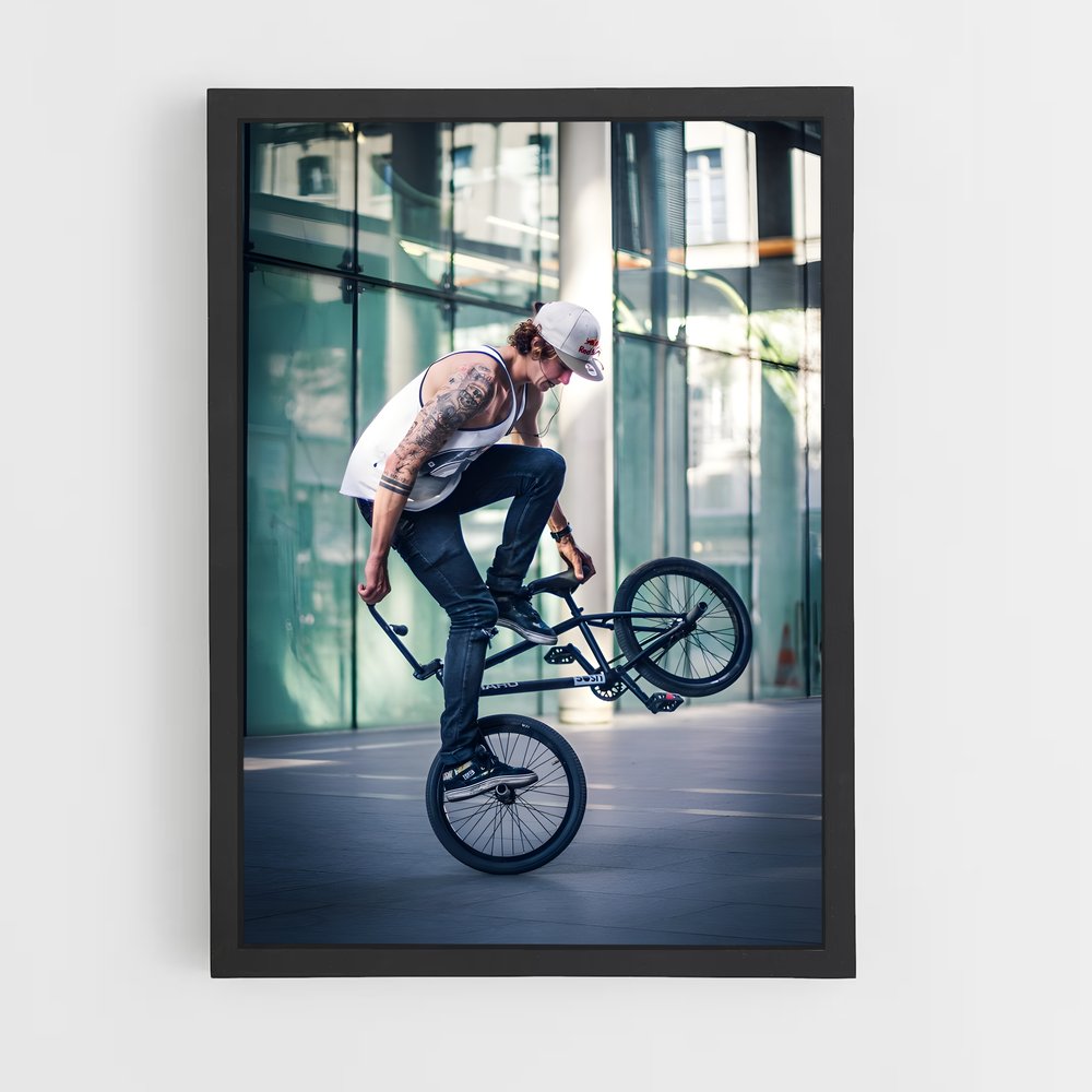 Poster Trickster à Vélo – affiche BMX (vue 2)